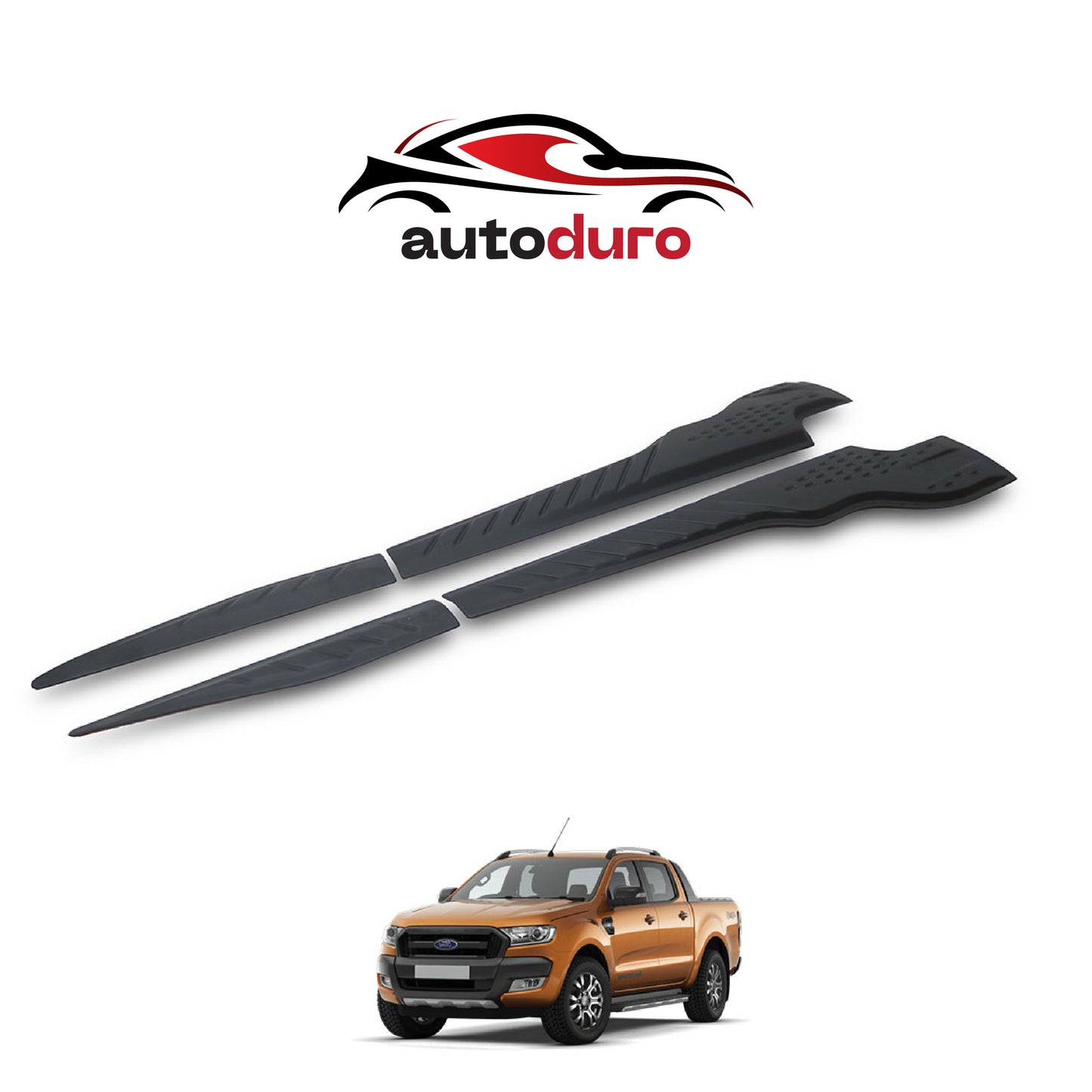 Autoduro Ford Ranger 2019 - 2023 Rear Bumper Sill Protector 4pcs - 33300816-020019-20090402_4