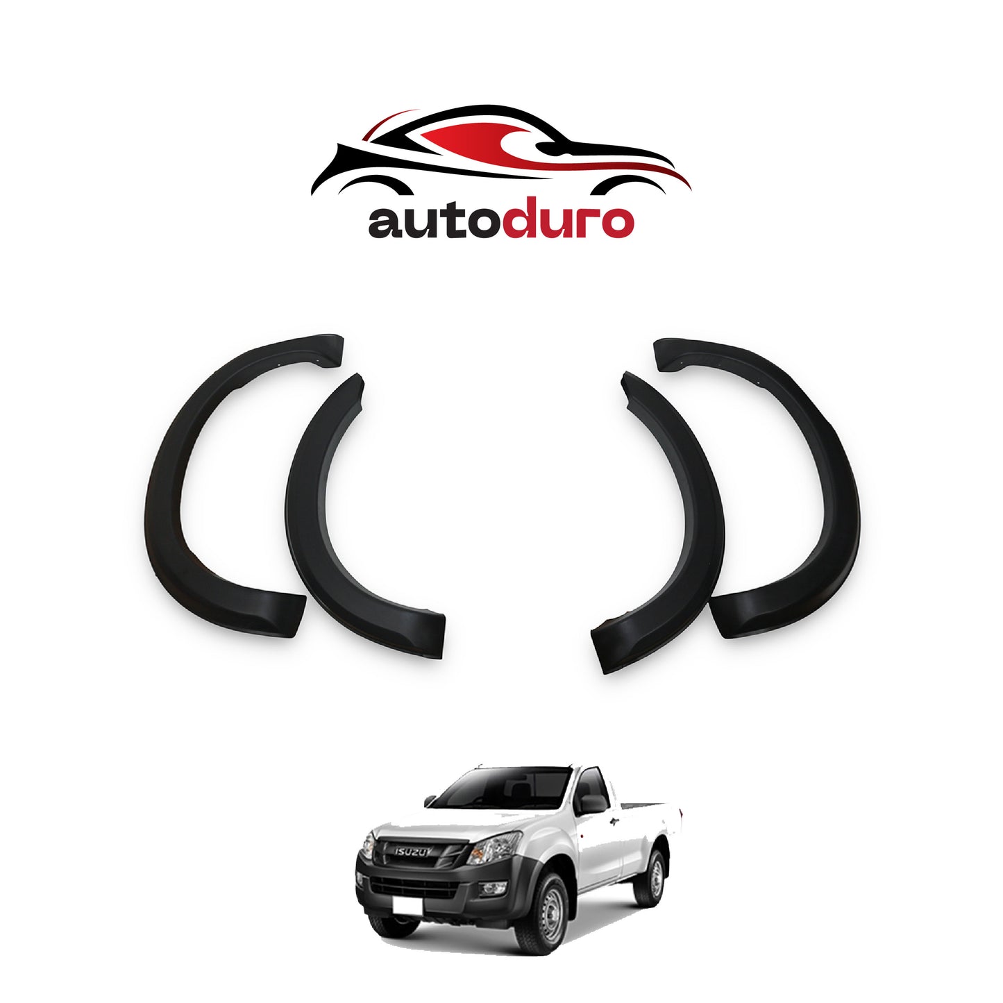 Autoduro Isuzu D-Max 2012 - 2017 Fender Flares 4pcs - 33380112-010019-20010402_1