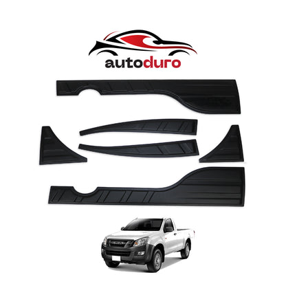 Autoduro Isuzu D-Max 2012 - 2017 Rear Bumper Sill Protector 6pcs - 33380112-020021-20010402_1