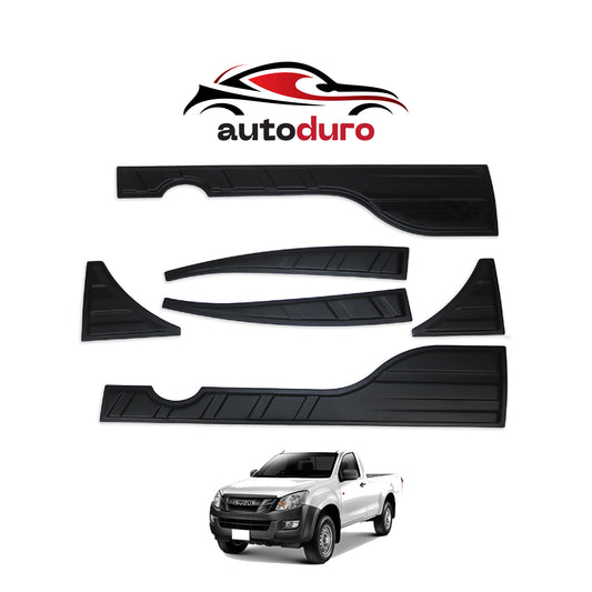 Autoduro Isuzu D-Max 2012 - 2017 Rear Bumper Sill Protector 6pcs - 33380112-020021-20010402_1
