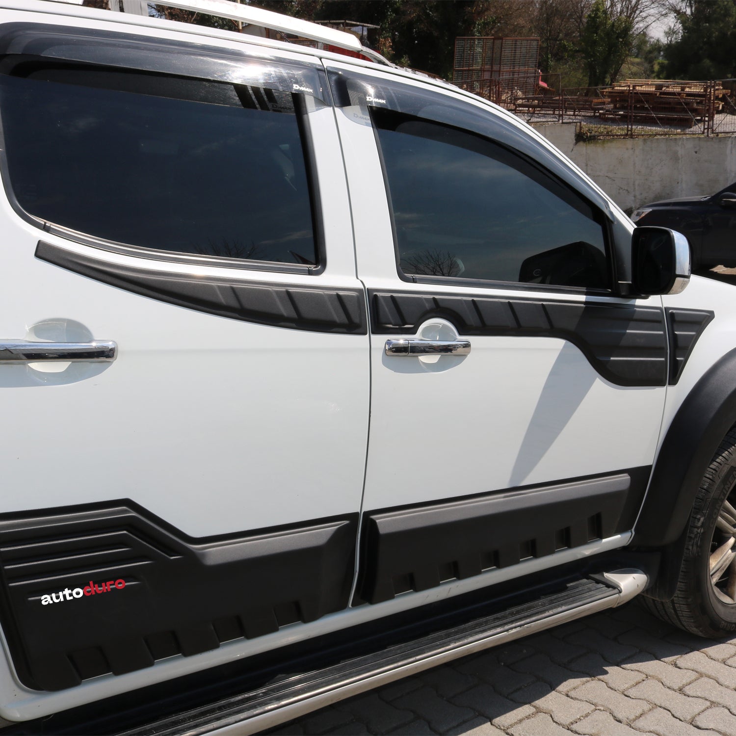 Autoduro Isuzu D-Max 2012 - 2017 Rear Bumper Sill Protector 6pcs - 33380112-020021-20010402_11