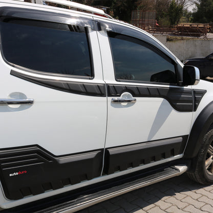 Autoduro Isuzu D-Max 2012 - 2017 Rear Bumper Sill Protector 6pcs - 33380112-020021-20010402_4