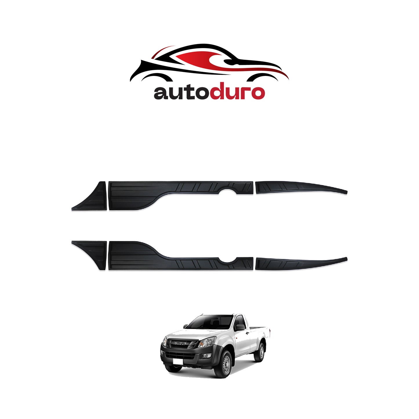 Autoduro Isuzu D-Max 2012 - 2017 Rear Bumper Sill Protector 6pcs - 33380112-020021-20010402_9