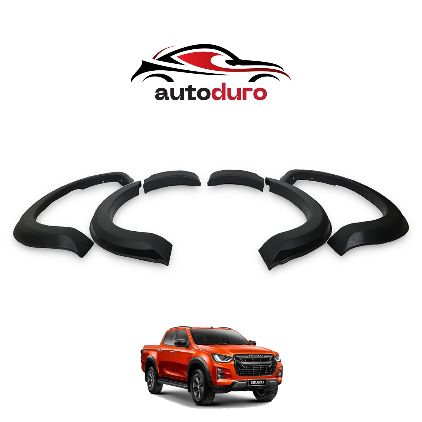 Autoduro Isuzu D-Max 2020 Onwards Fender Flares 4pcs - 33380120-010019-30090402_1