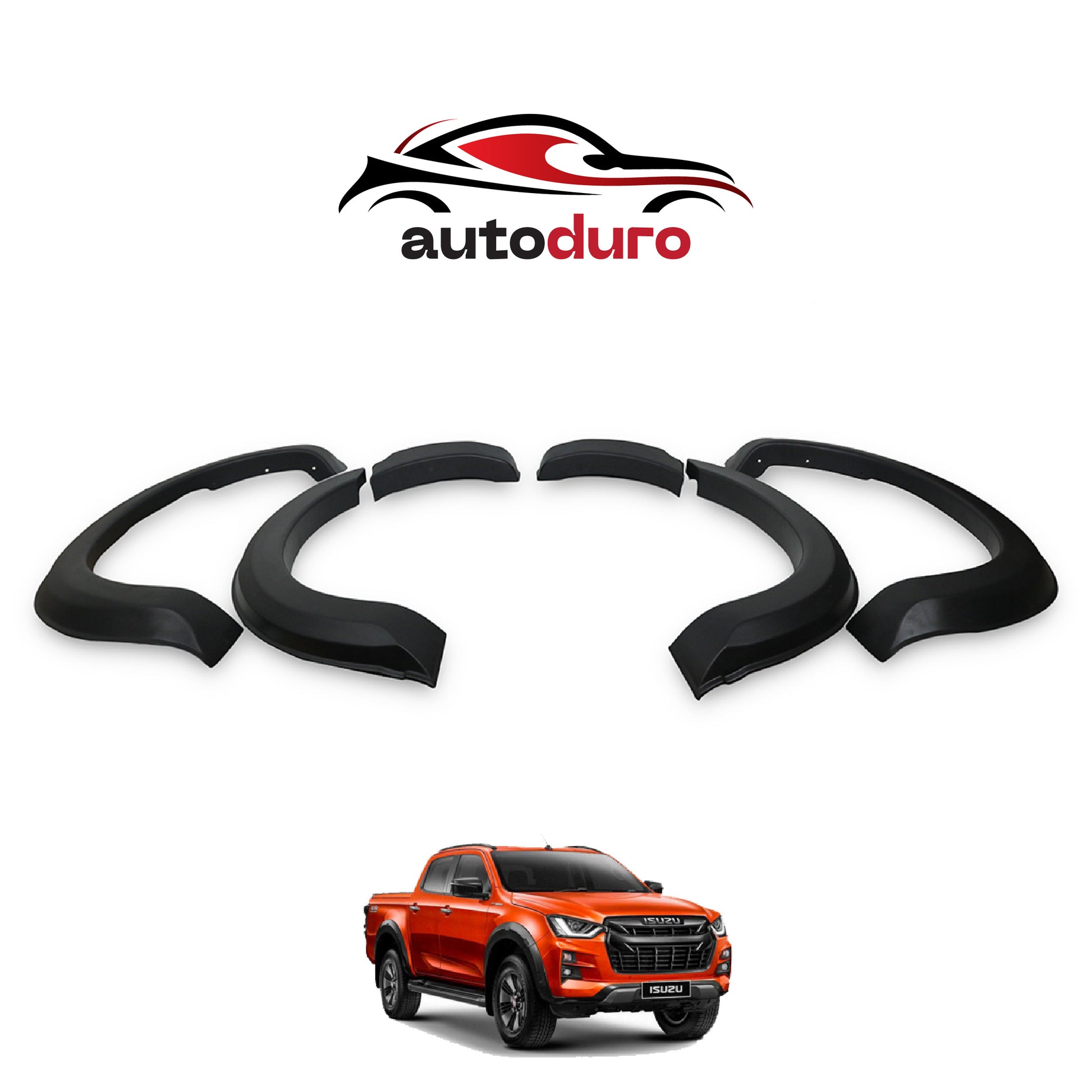 Autoduro Isuzu D-Max 2020 Onwards Fender Flares 4pcs - 33380120-010019-30090402_1