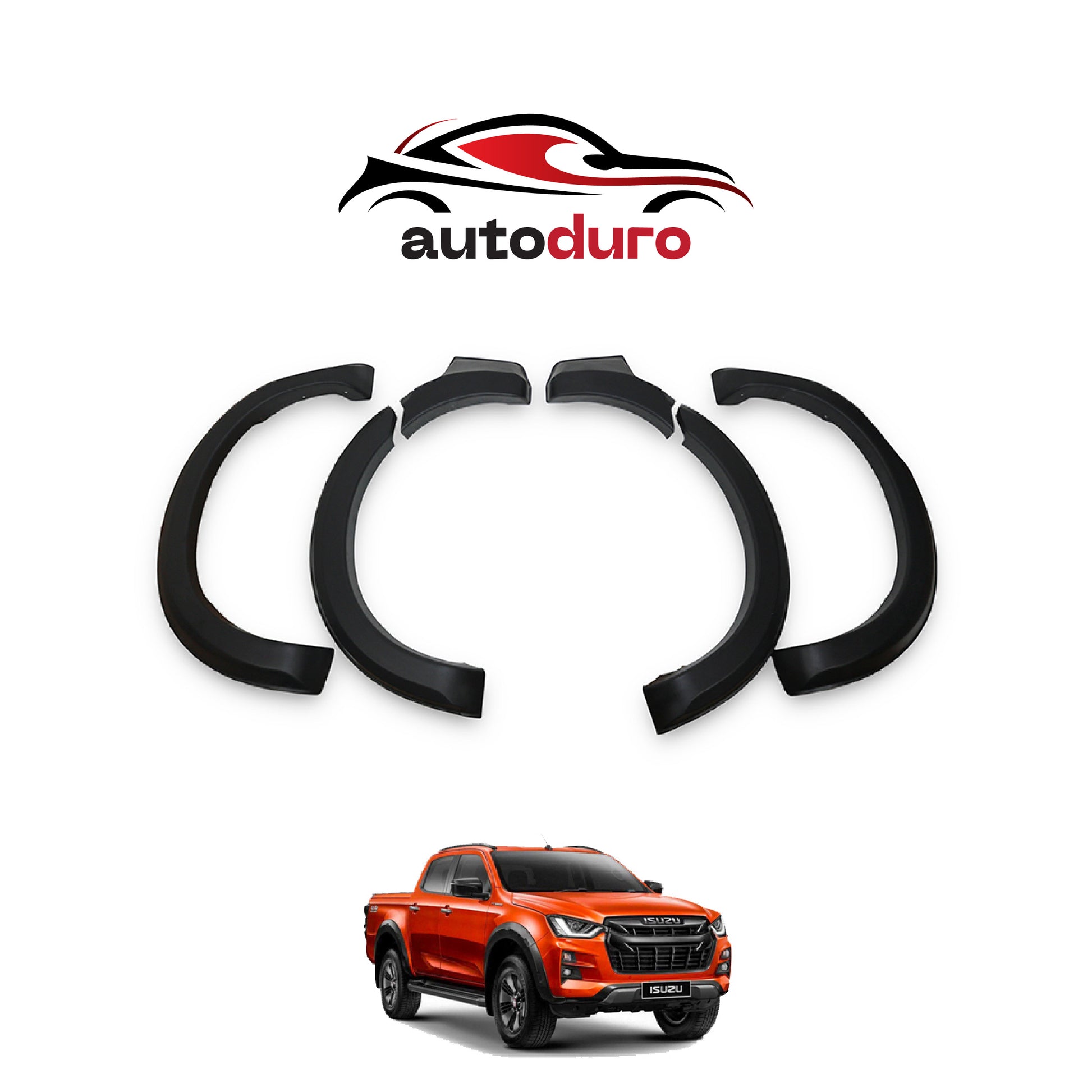 Autoduro Isuzu D-Max 2020 Onwards Fender Flares 4pcs - 33380120-010019-30090402_2