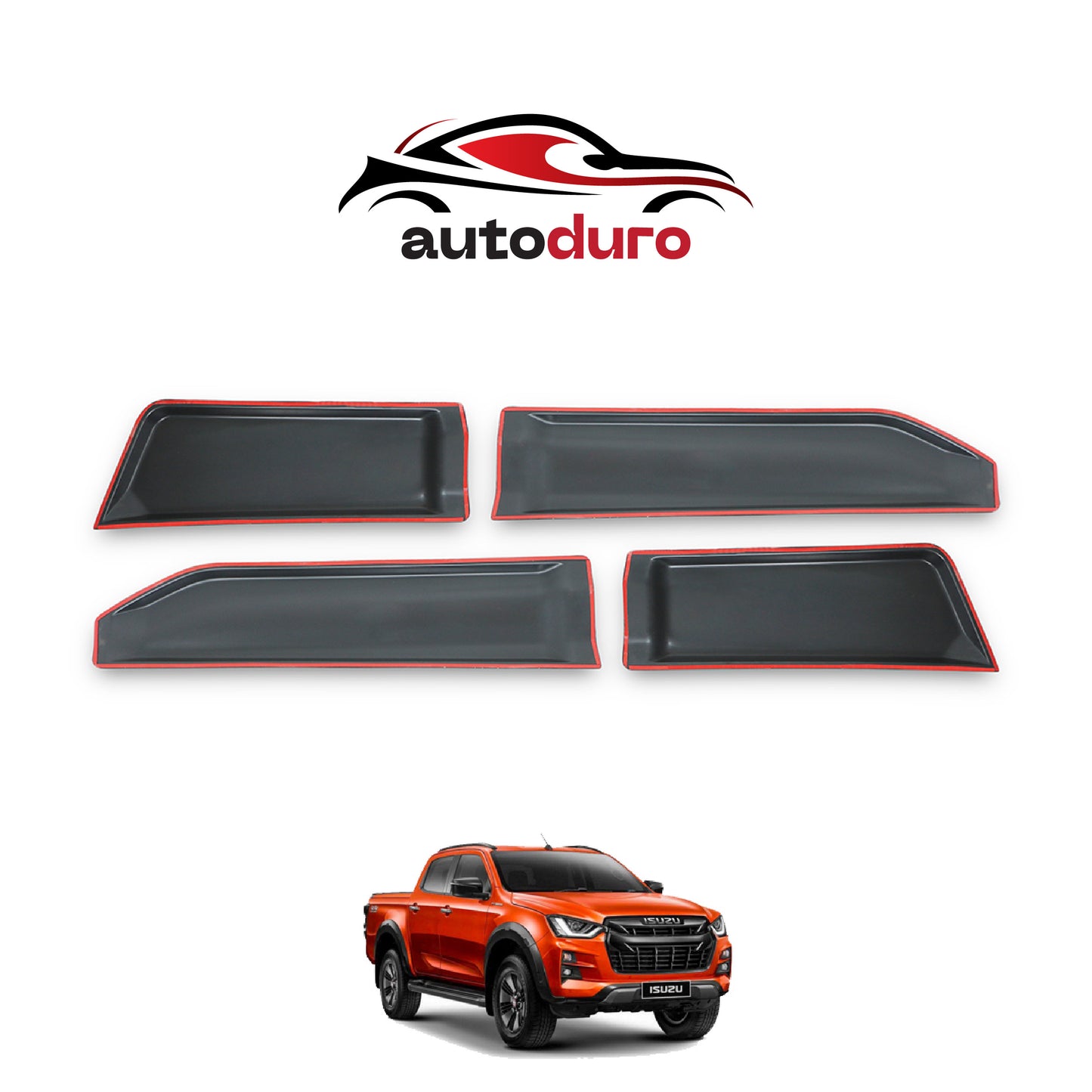 Autoduro Isuzu D-Max 2020 Onwards Fender Flares 4pcs - 33380120-010019-30090402_8