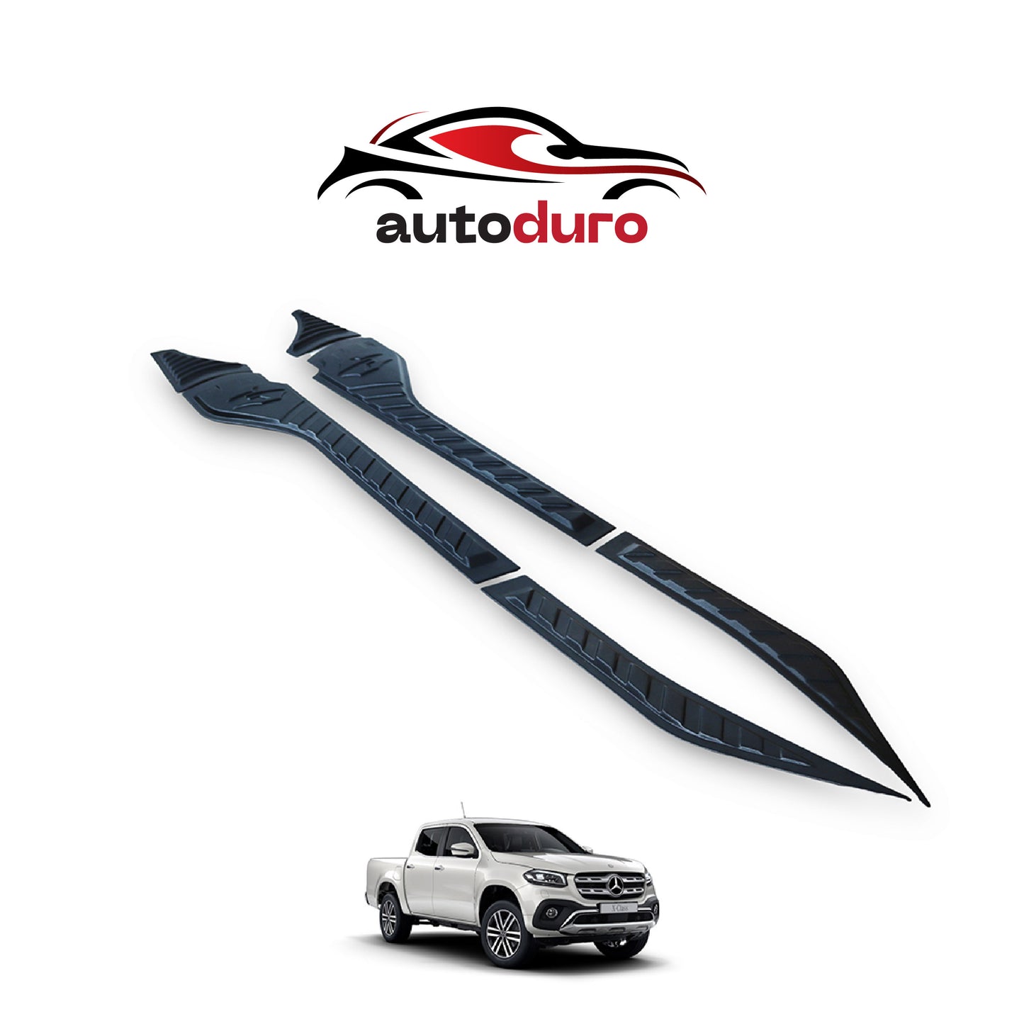 Autoduro Mercedes X-Class 2017 Onwards Rear Bumper Sill Protector 6pcs - 33550517-020021-20090402_4