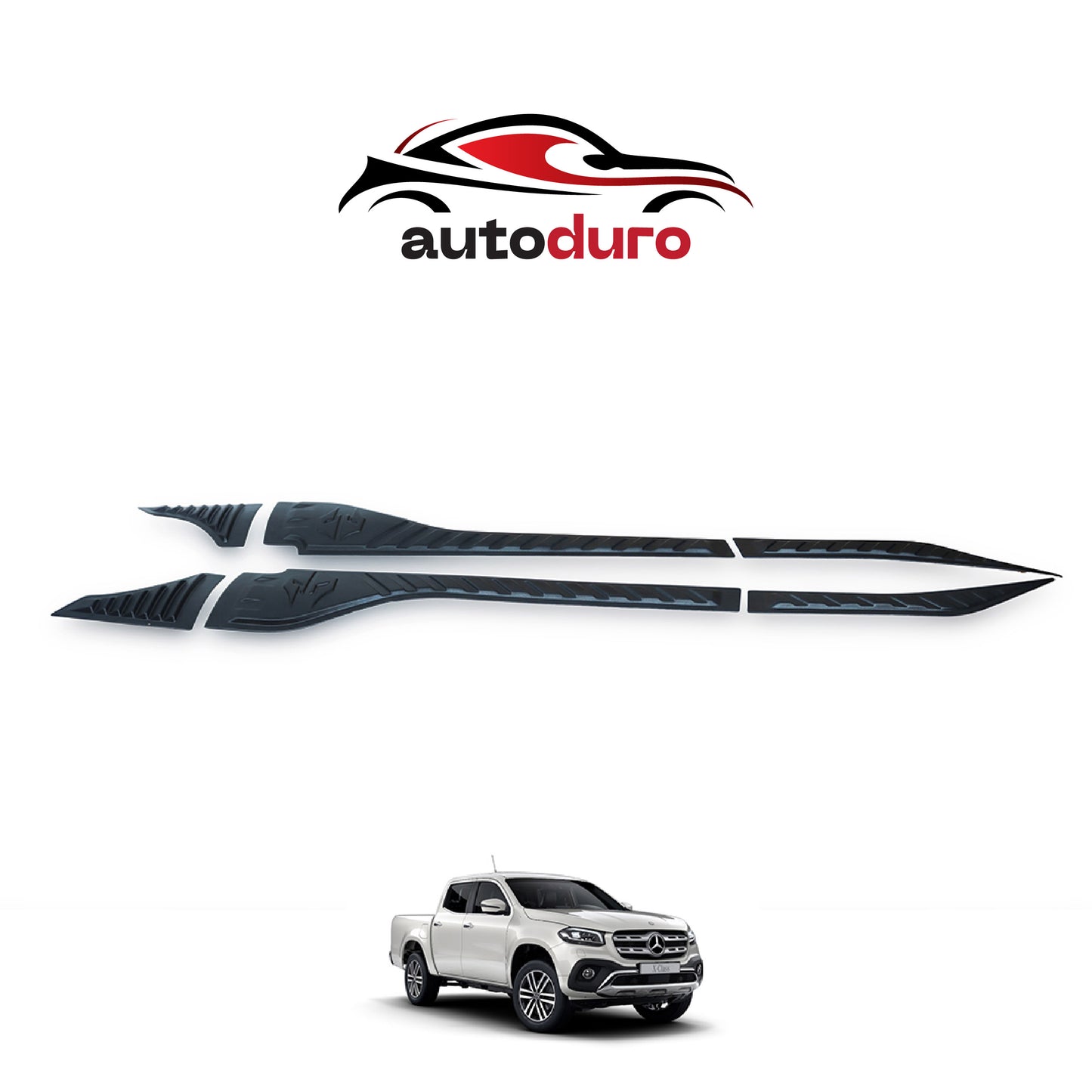 Autoduro Mercedes X-Class 2017 Onwards Rear Bumper Sill Protector 6pcs - 33550517-020021-20090402_5