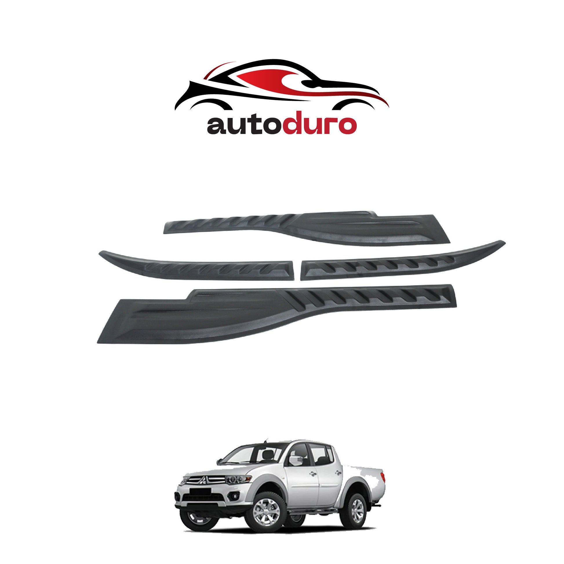 Autoduro Mitsubishi L200 2007 - 2015 Rear Bumper Sill Protector 4pcs - 33570407-020019-20010402_2