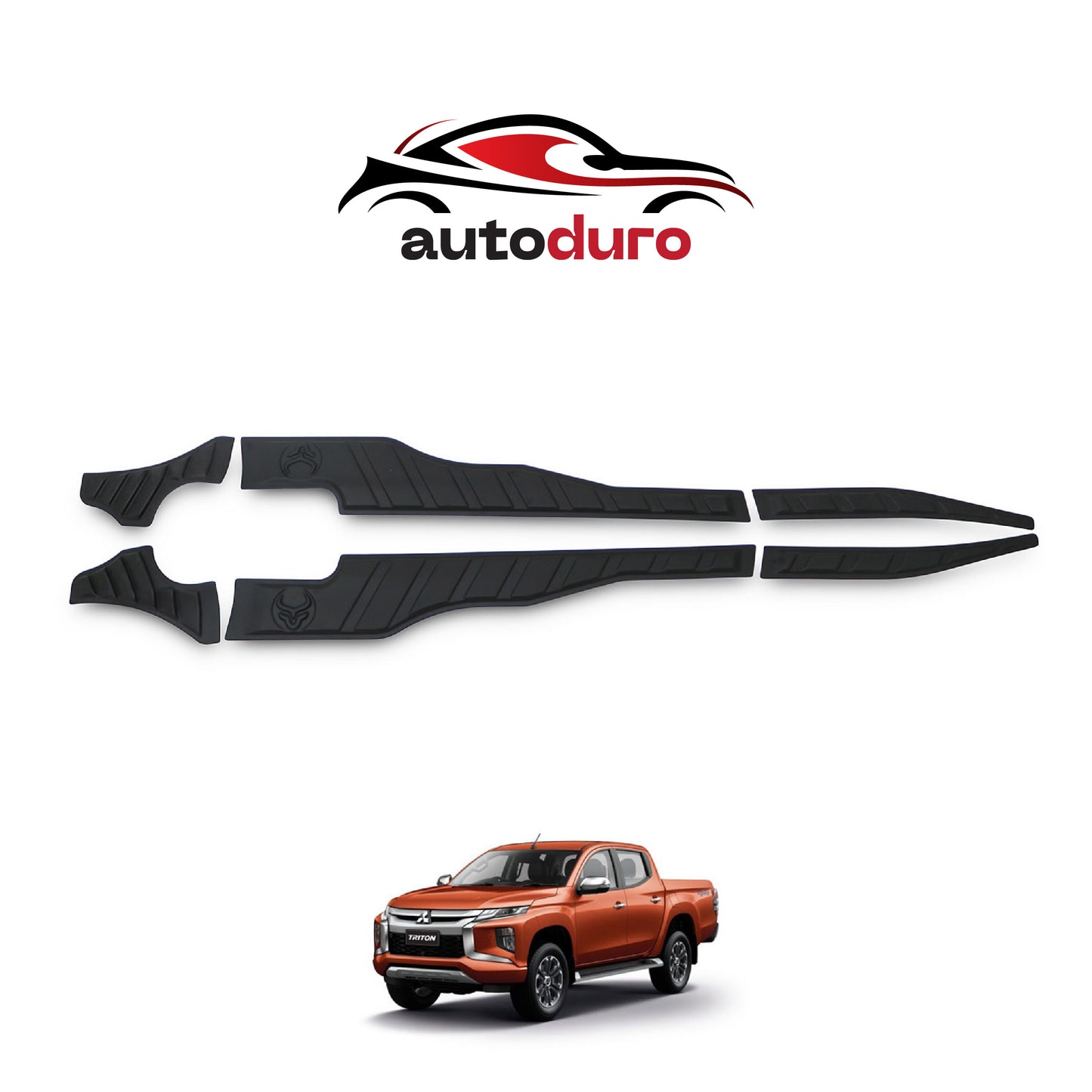 Autoduro Mitsubishi L200 2019 Onwards Rear Bumper Sill Protector 6pcs - 33570419-020021-20090402_1