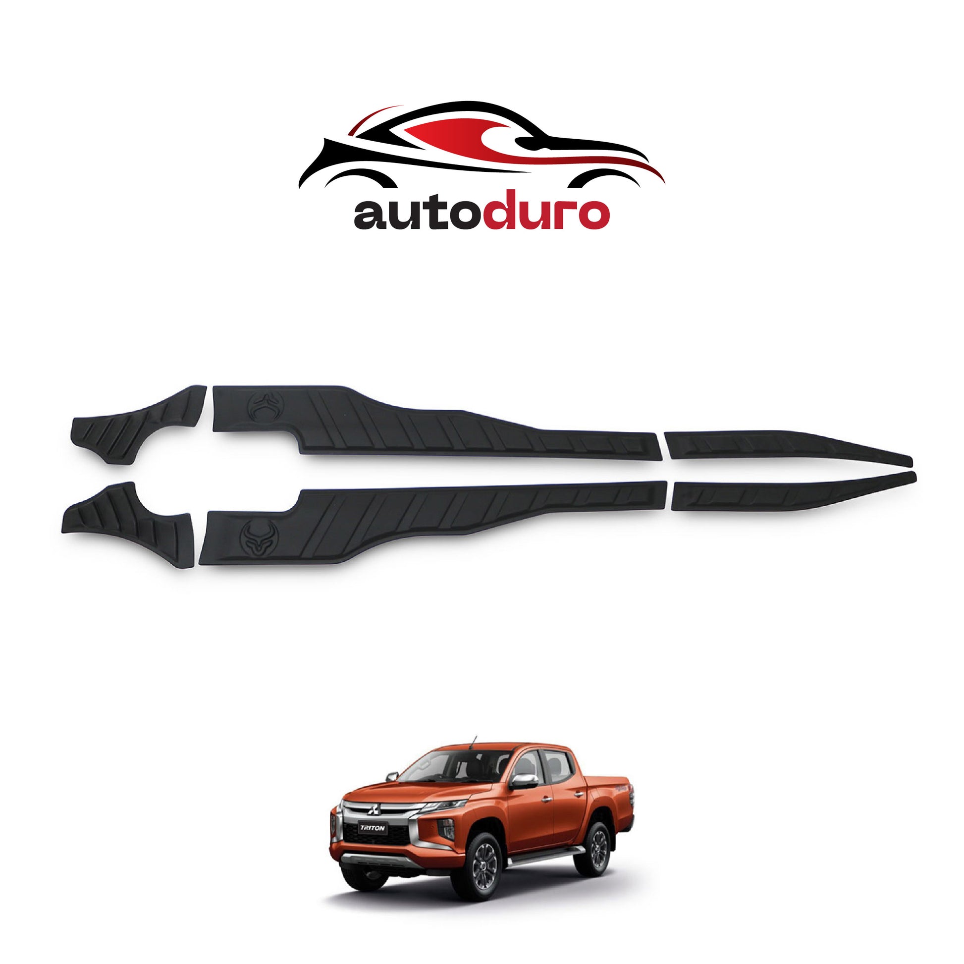Autoduro Mitsubishi L200 2019 Onwards Rear Bumper Sill Protector 6pcs - 33570419-020021-20090402_1