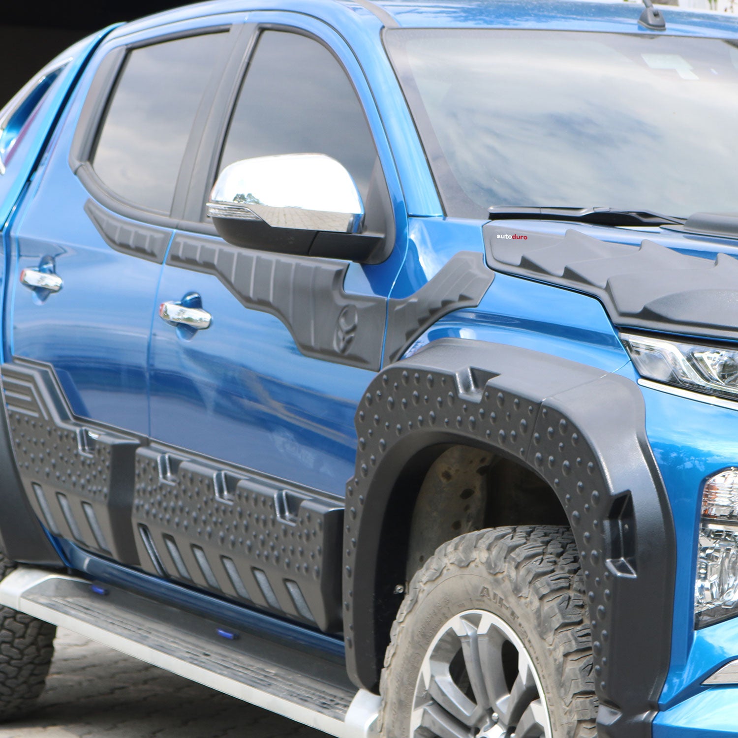 Autoduro Mitsubishi L200 2019 Onwards Rear Bumper Sill Protector 6pcs - 33570419-020021-20090402_12