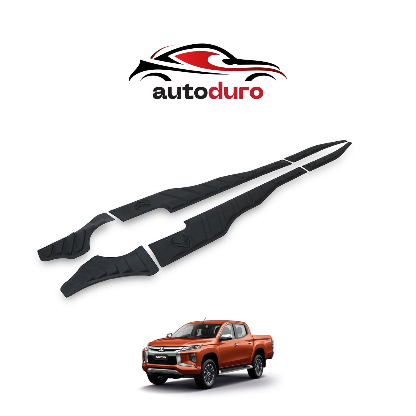Autoduro Mitsubishi L200 2019 Onwards Rear Bumper Sill Protector 6pcs - 33570419-020021-20090402_3