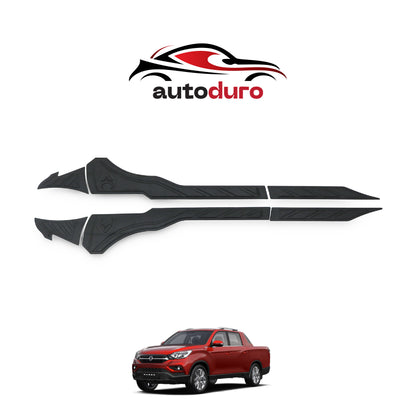 Autoduro Ssangyong Musso 2018 - 2021 Rear Bumper Sill Protector 6pcs - 33730318-020021-20090402_1