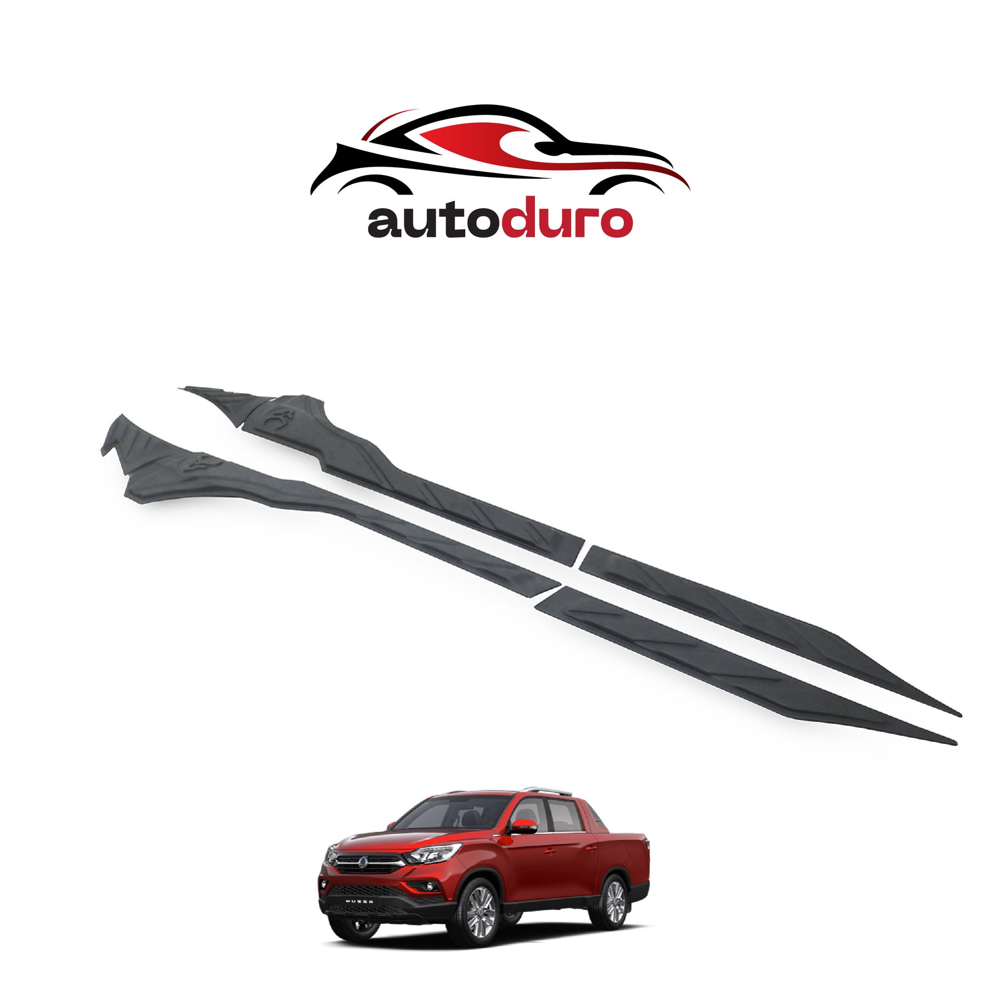 Autoduro Ssangyong Musso 2018 - 2021 Rear Bumper Sill Protector 6pcs - 33730318-020021-20090402_12