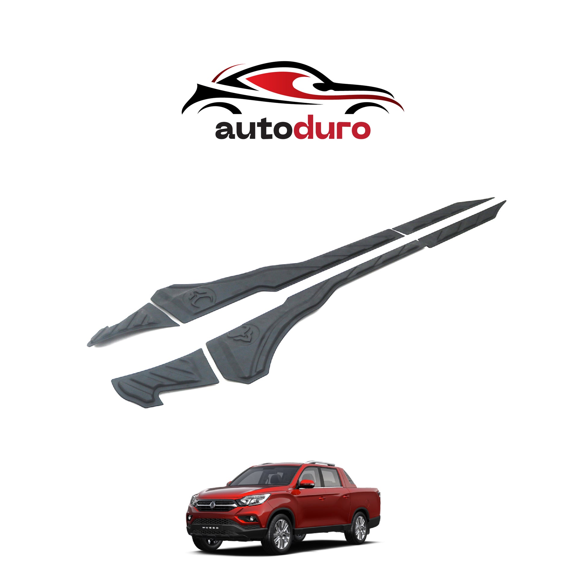 Autoduro Ssangyong Musso 2018 - 2021 Rear Bumper Sill Protector 6pcs - 33730318-020021-20090402_13