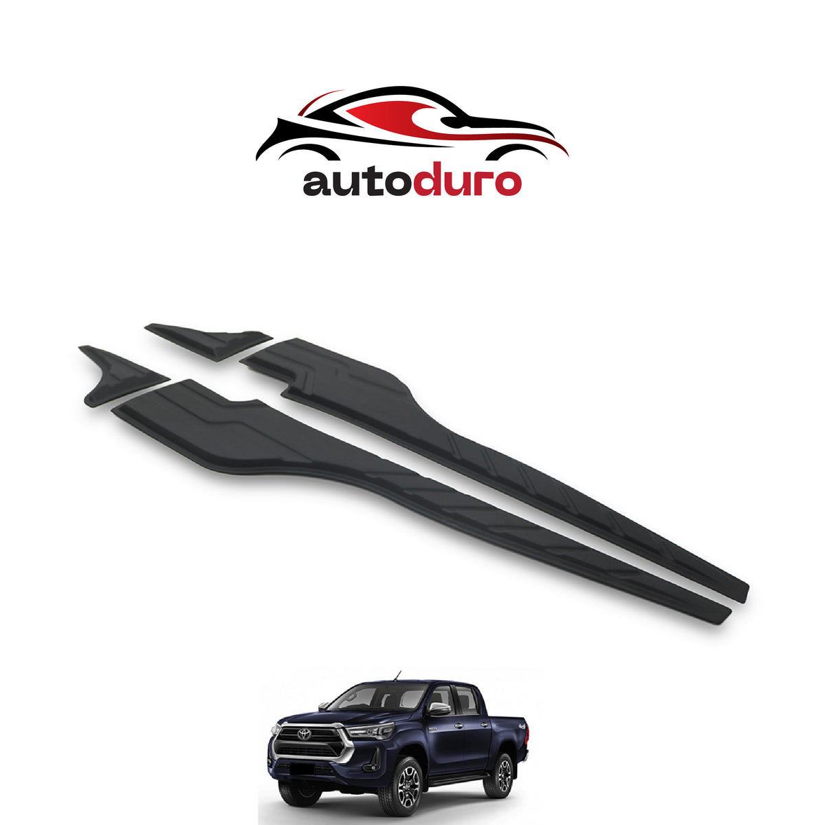 Autoduro Toyota Hilux 2015 - 2020 Rear Bumper Sill Protector 4pcs - 33780915-020019-20090402_4