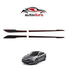 Autoduro Honda Civic 2016 Onwards Rear Bumper Sill Protector 4pcs - 34340216-010019-30010101_2