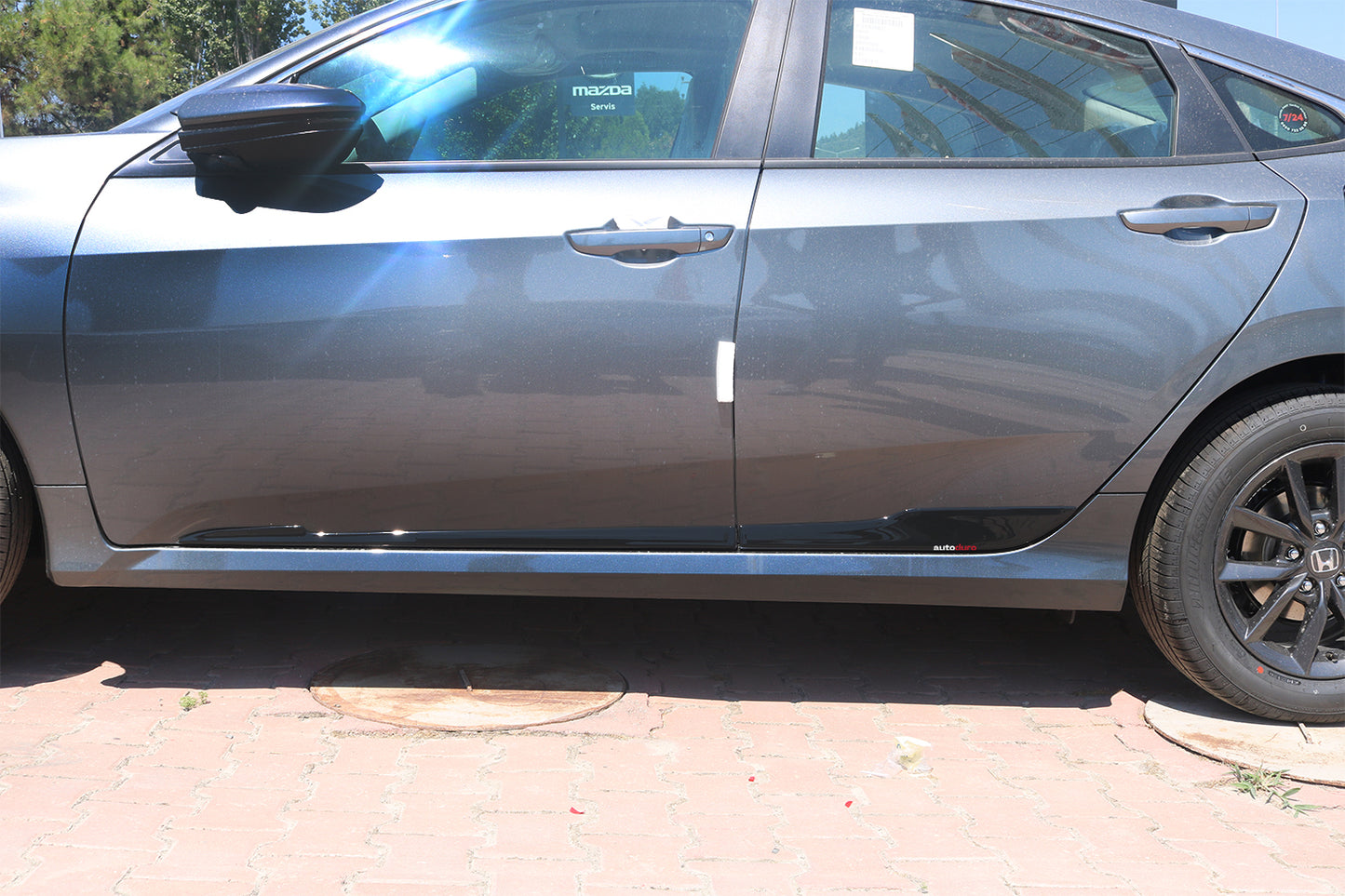 Autoduro Honda Civic 2016 Onwards Rear Bumper Sill Protector 4pcs - 34340216-010019-30010101_8