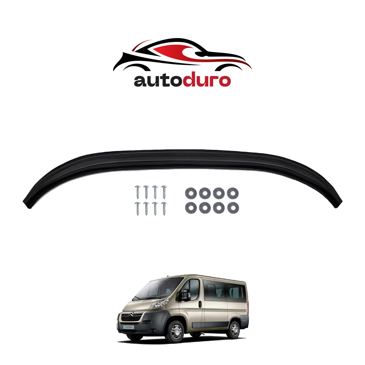 Autoduro Citroen Jumper 2006 - 2014 Bumper Lip Black - 35200406-010400-30010101_2
