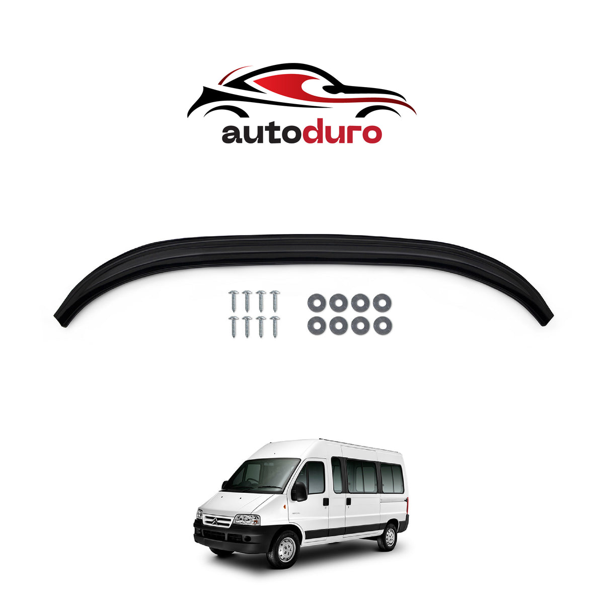 Autoduro Citroen Jumper 1994 - 2006 Bumper Lip Black - 35200494-010400-30010101_2