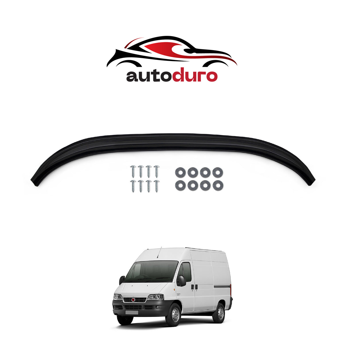 Autoduro Fiat Ducato 1994 - 2006 Bumper Lip Black - 35290594-010400-30010101_2