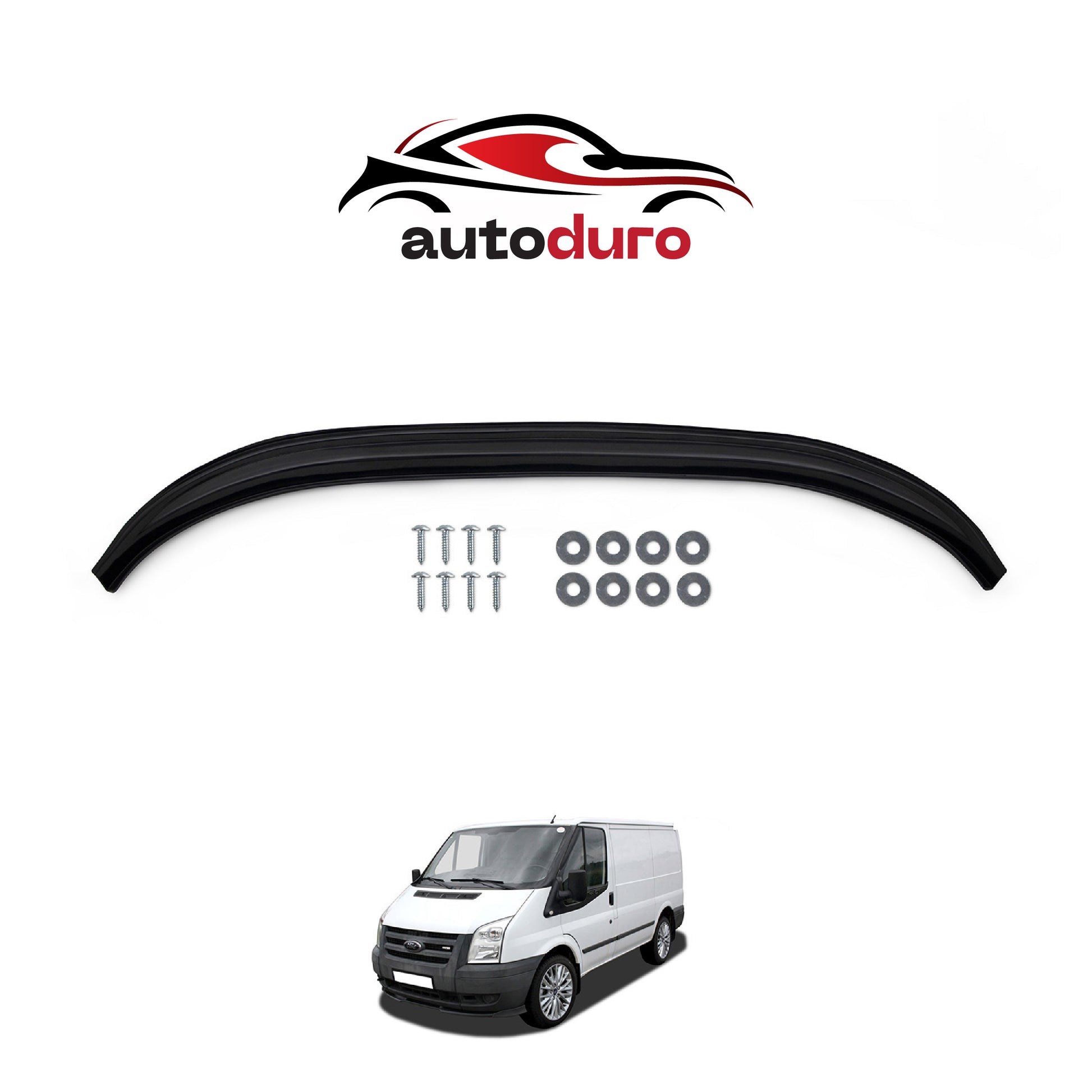 Autoduro Ford Transit 1993 - 2002 Bumper Lip Black - 35301106-010400-30010101_2