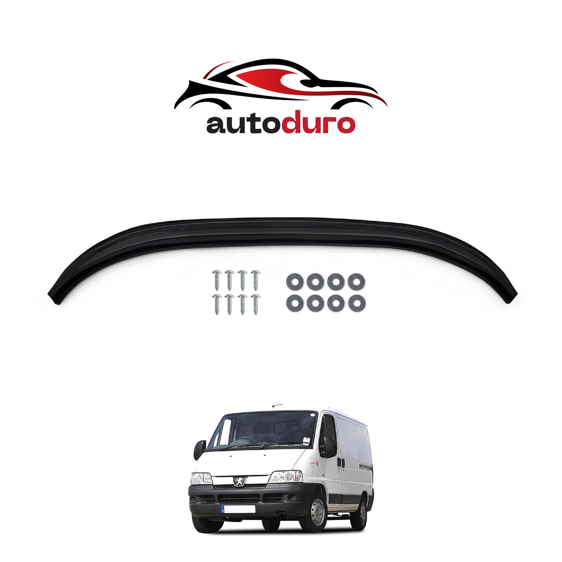 Autoduro Peugeot Boxer 1994 - 2006 Bumper Lip Black - 35610294-010400-30010101_2