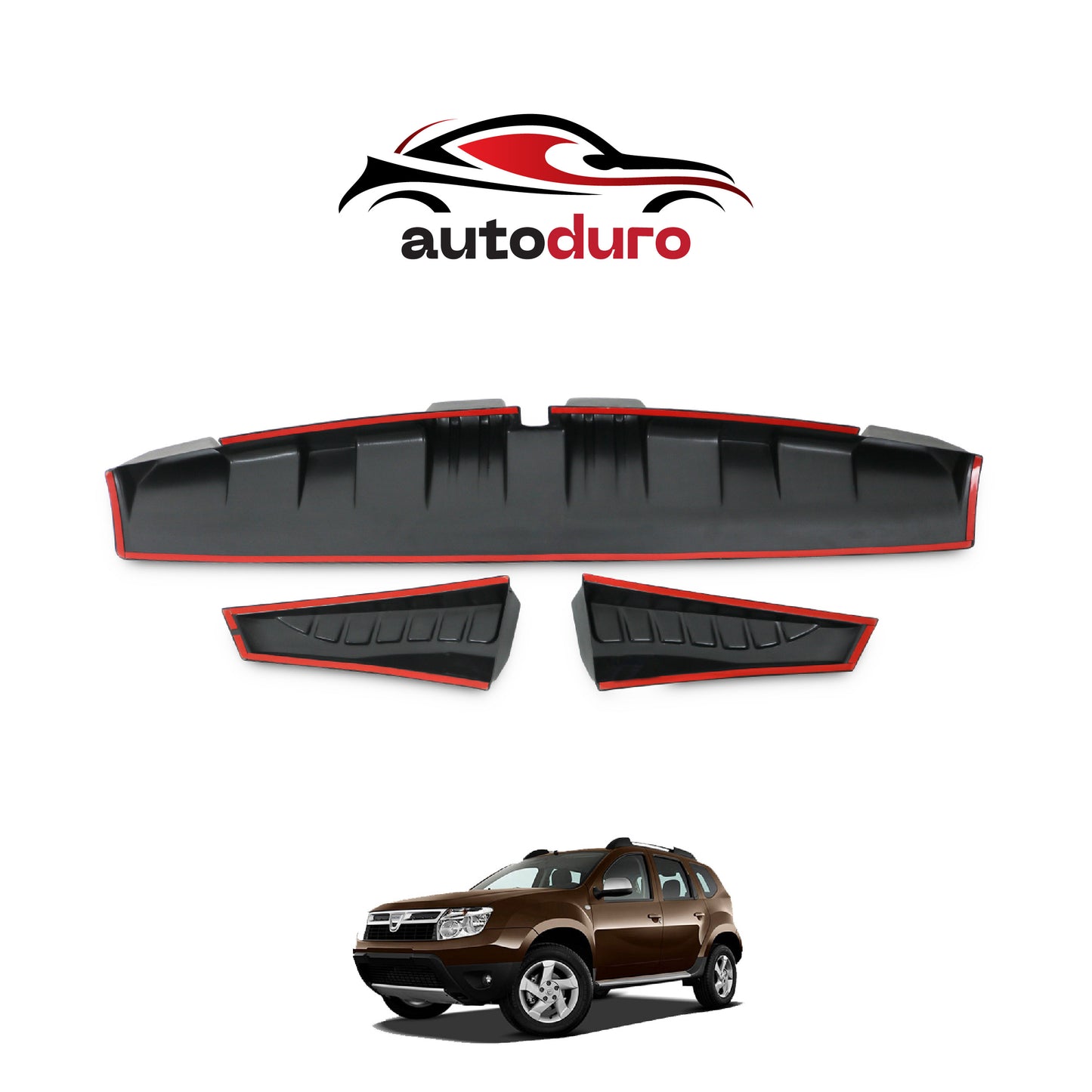 Autoduro Dacia Duster 2010 - 2017 Rear Window Spoiler 3pcs - 36210210-010018-20010402_5