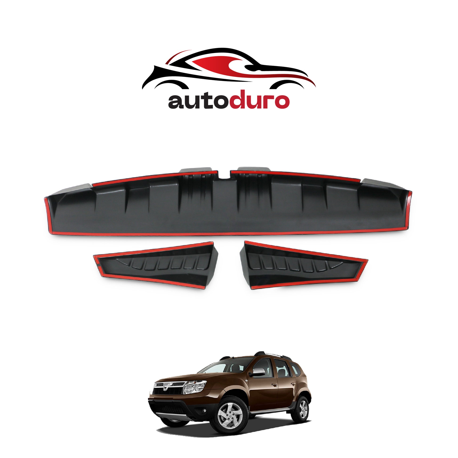 Autoduro Dacia Duster 2010 - 2017 Rear Window Spoiler 3pcs - 36210210-010018-20010402_5