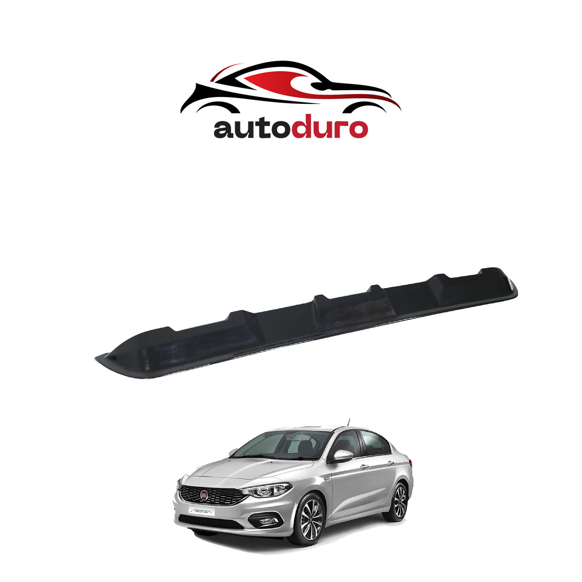 Autoduro Fiat Egea 2015 Onwards Rear Window Spoiler - 36290615-010510-30010101_2