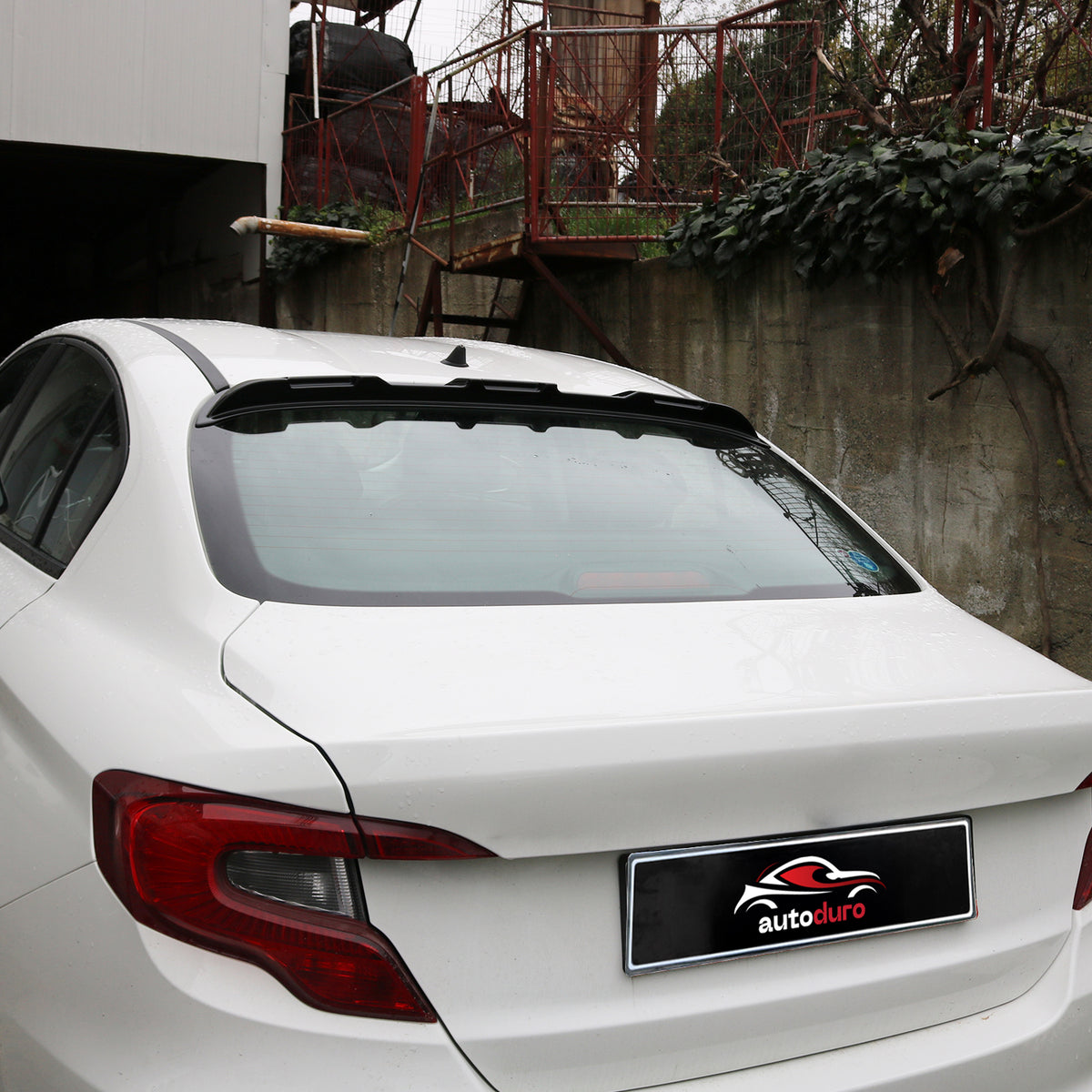 Autoduro Fiat Egea 2015 Onwards Rear Window Spoiler - 36290615-010510-30010101_4