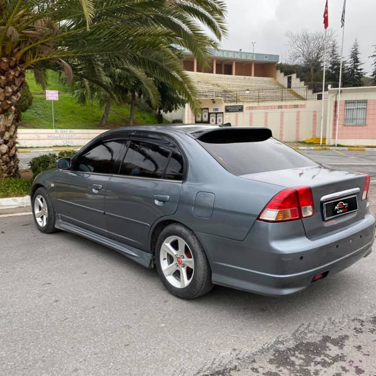 Autoduro Honda Civic 2001 - 2006 Rear Window Spoiler - 36340206-010510-30010101_7