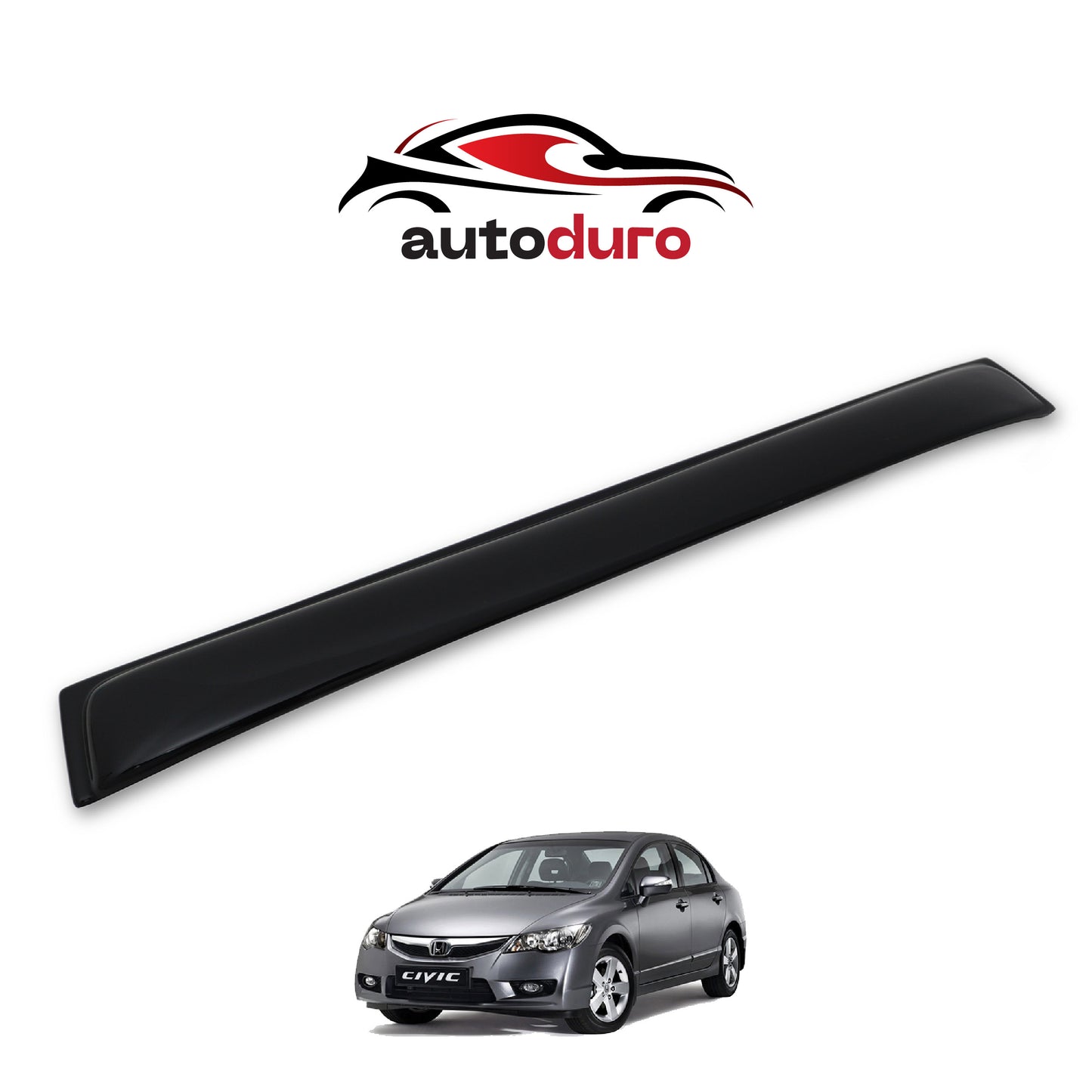 Autoduro Honda Civic 2006 - 2012 Rear Window Spoiler - 36340206-020510-30010101_2