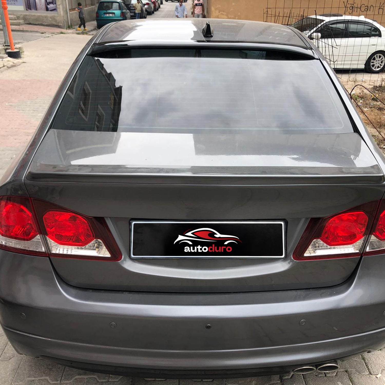 Autoduro Honda Civic 2006 - 2012 Rear Window Spoiler - 36340206-020510-30010101_4