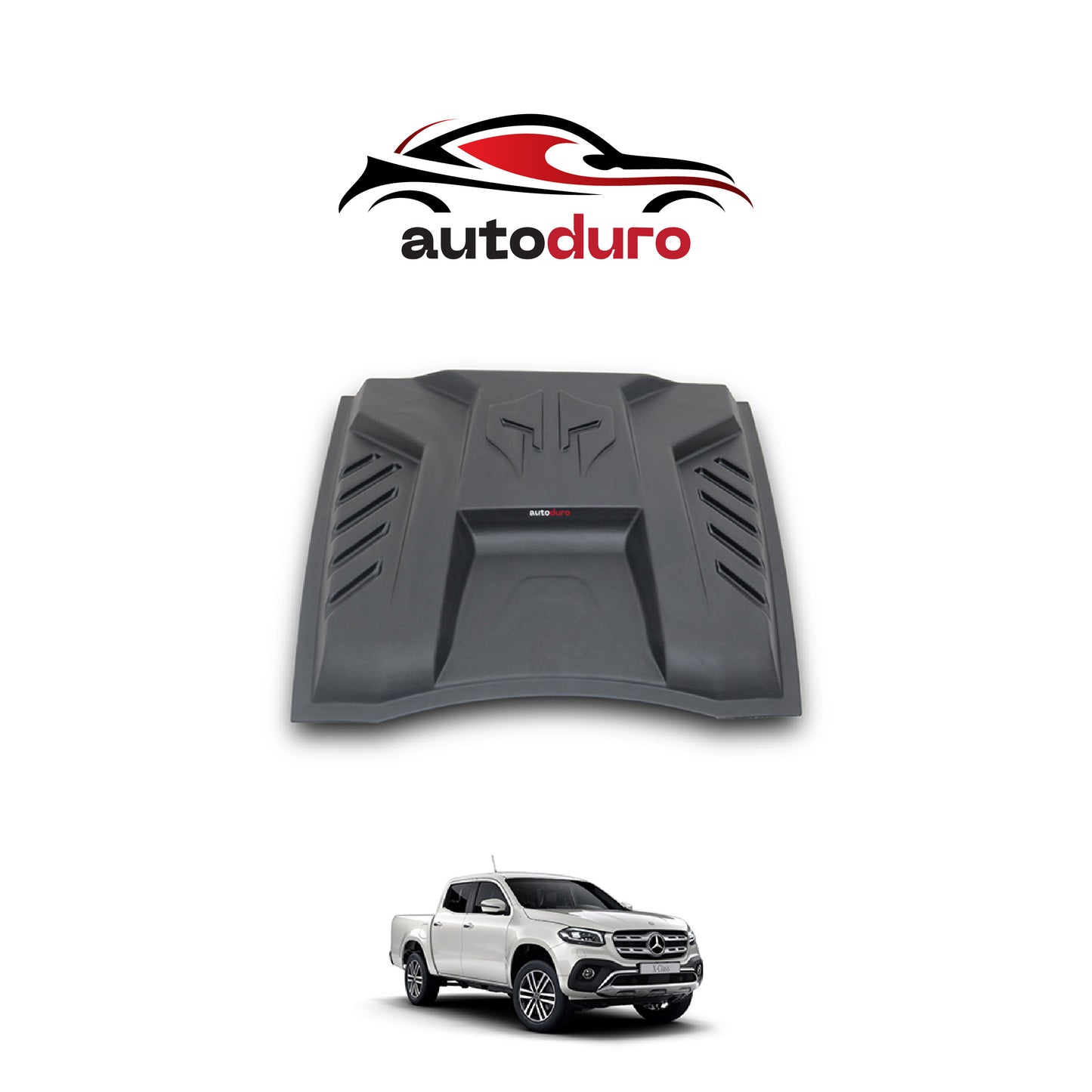 Autoduro Mercedes X-Class 2017 Onwards Bonnet Scoop - 38550517-010409-20090402_1