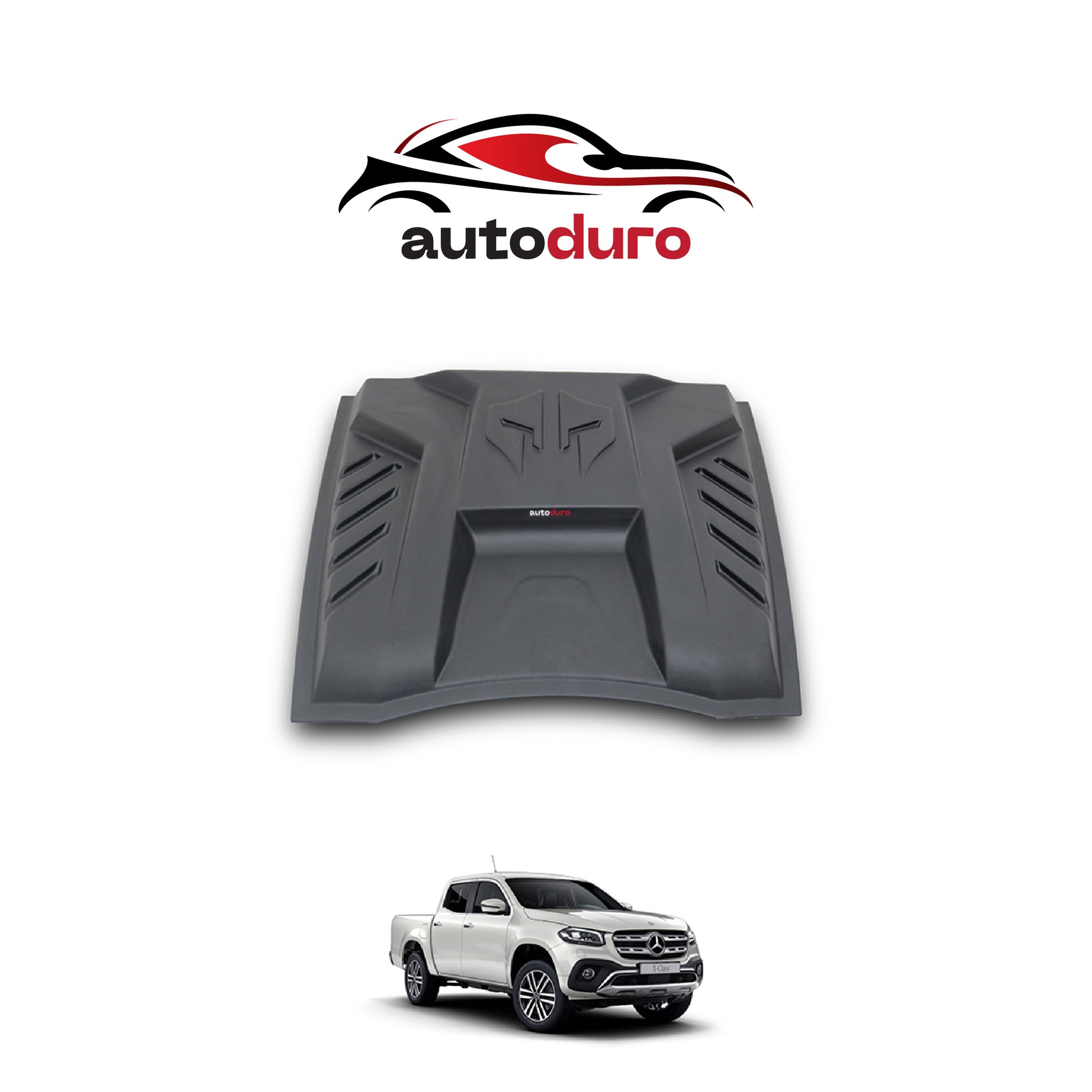Autoduro Mercedes X-Class 2017 Onwards Bonnet Scoop - 38550517-010409-20090402_1