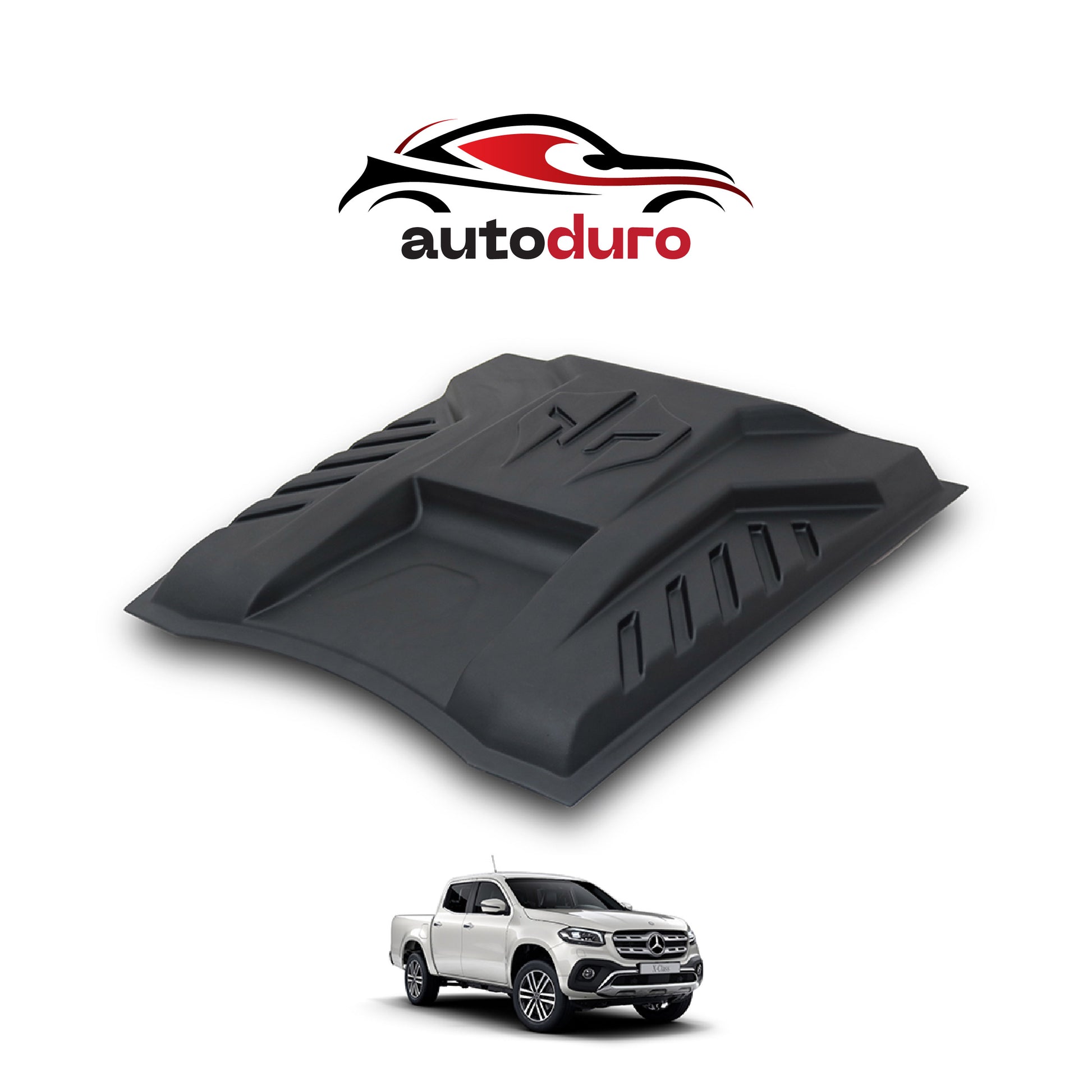 Autoduro Mercedes X-Class 2017 Onwards Bonnet Scoop - 38550517-010409-20090402_3