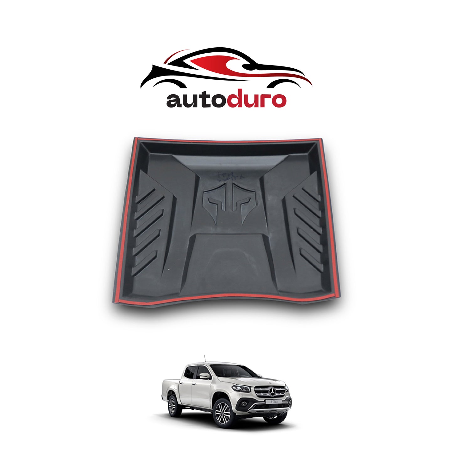 Autoduro Mercedes X-Class 2017 Onwards Bonnet Scoop - 38550517-010409-20090402_4