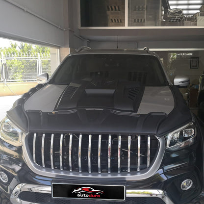 Autoduro Mercedes X-Class 2017 Onwards Bonnet Scoop - 38550517-010409-20090402_5