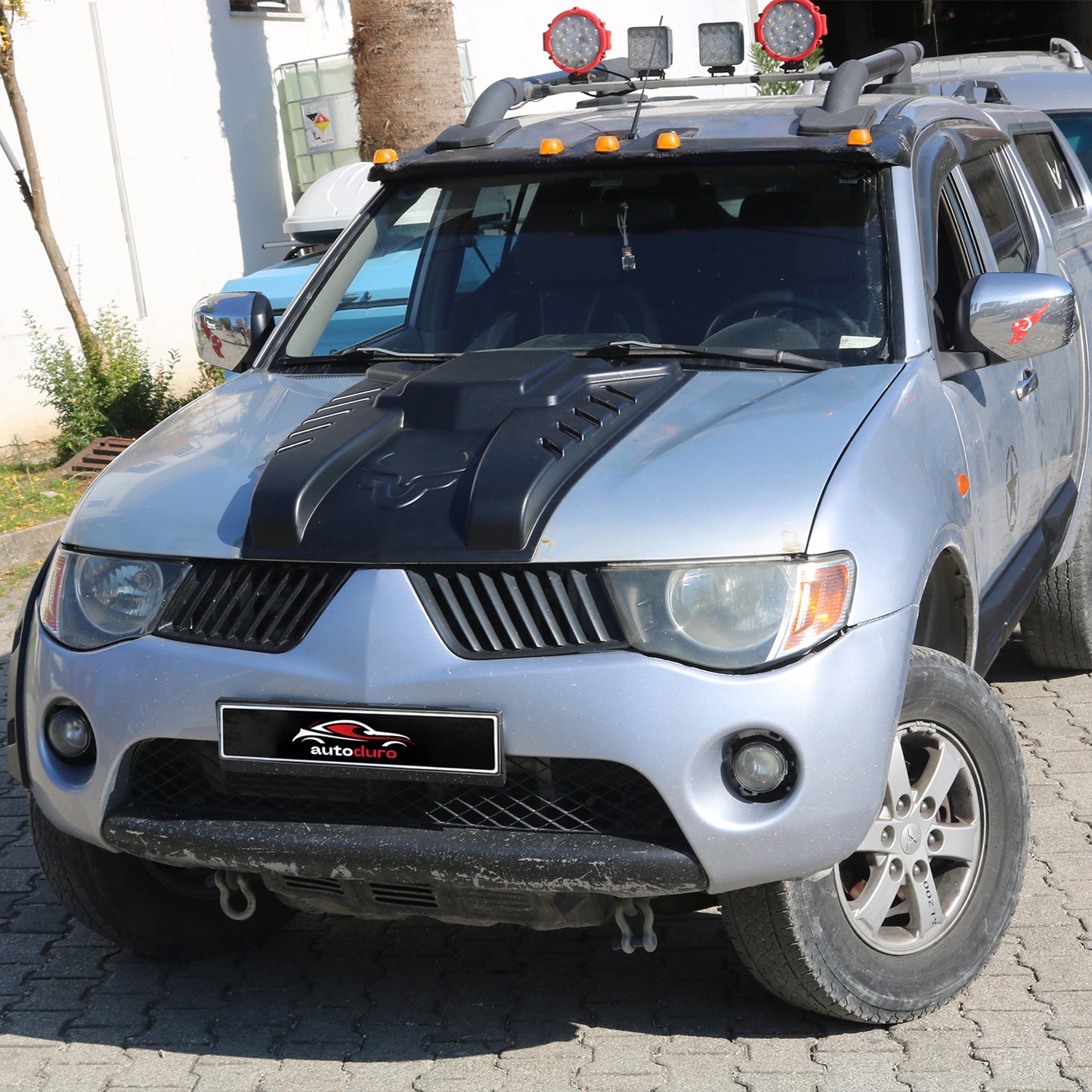 Autoduro Mitsubishi L200 2007 - 2015 Bonnet Large Scoop - 38570407-020409-20090402_7