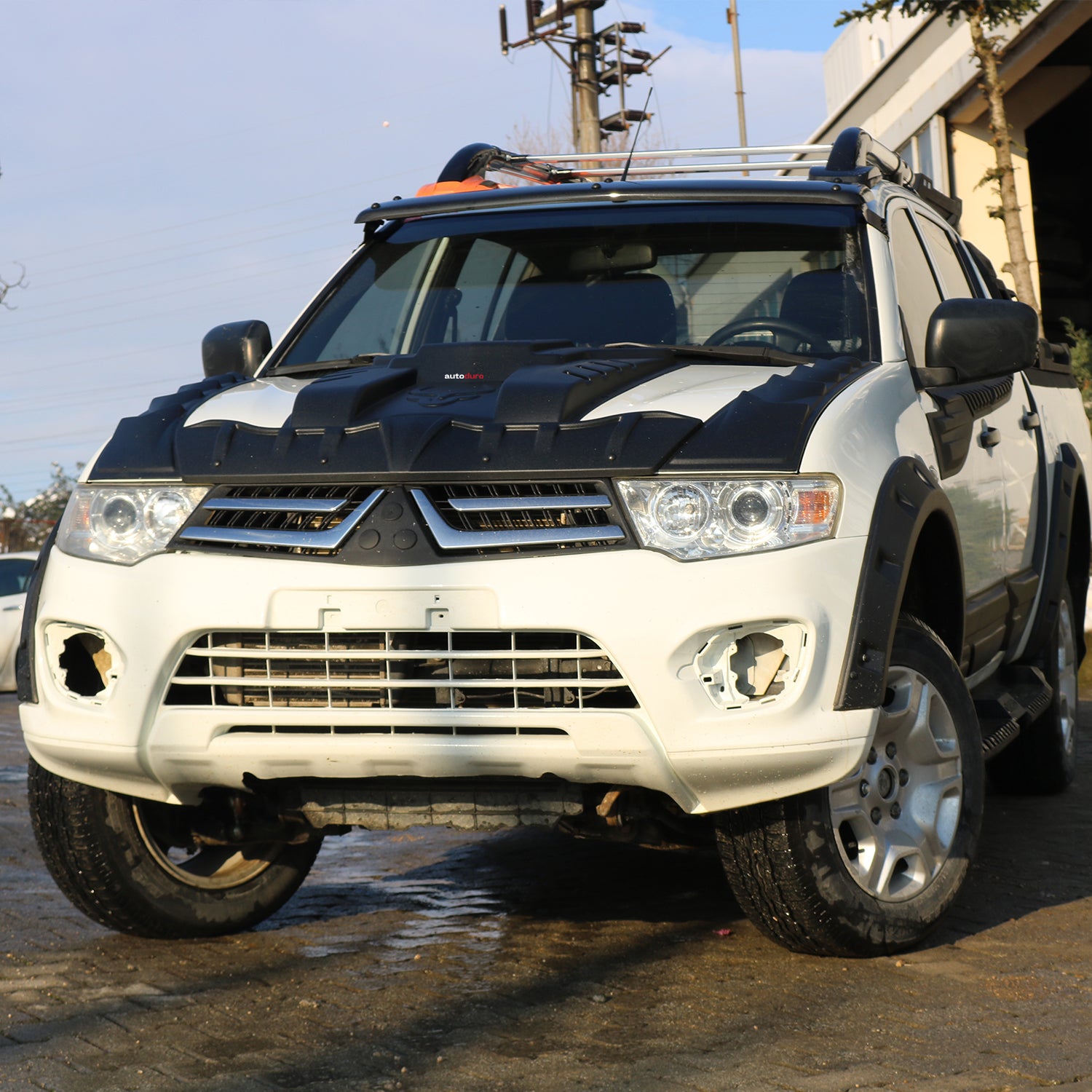 Autoduro Mitsubishi L200 2007 - 2015 Bonnet Scoop - 38570407-030409-20090402_5