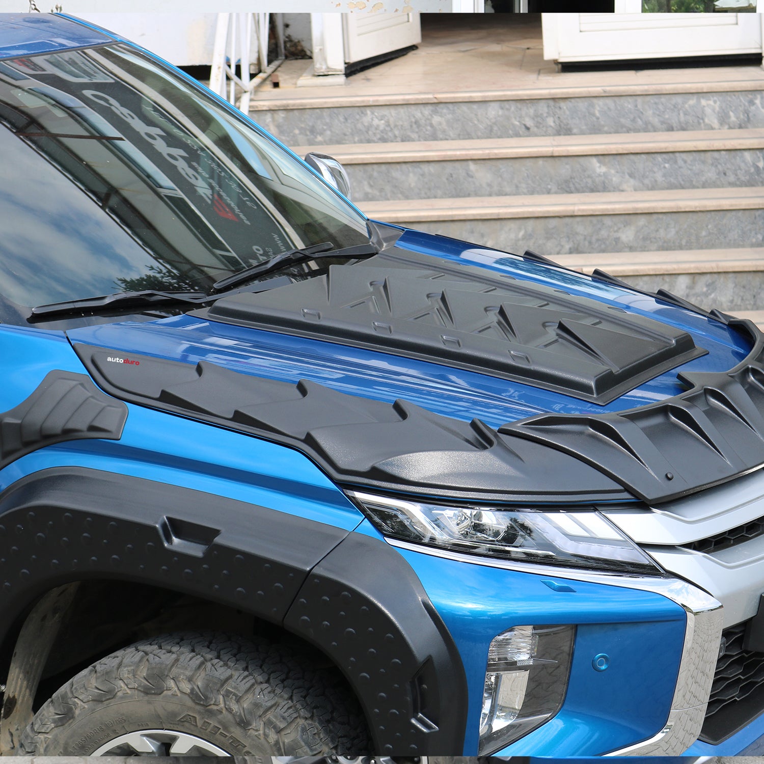 Autoduro Mitsubishi L200 2019 Onwards Bonnet Scoop - 38570419-010409-20090402_10