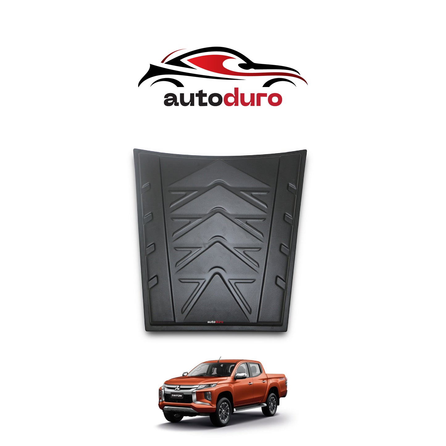 Autoduro Mitsubishi L200 2019 Onwards Bonnet Scoop - 38570419-010409-20090402_3