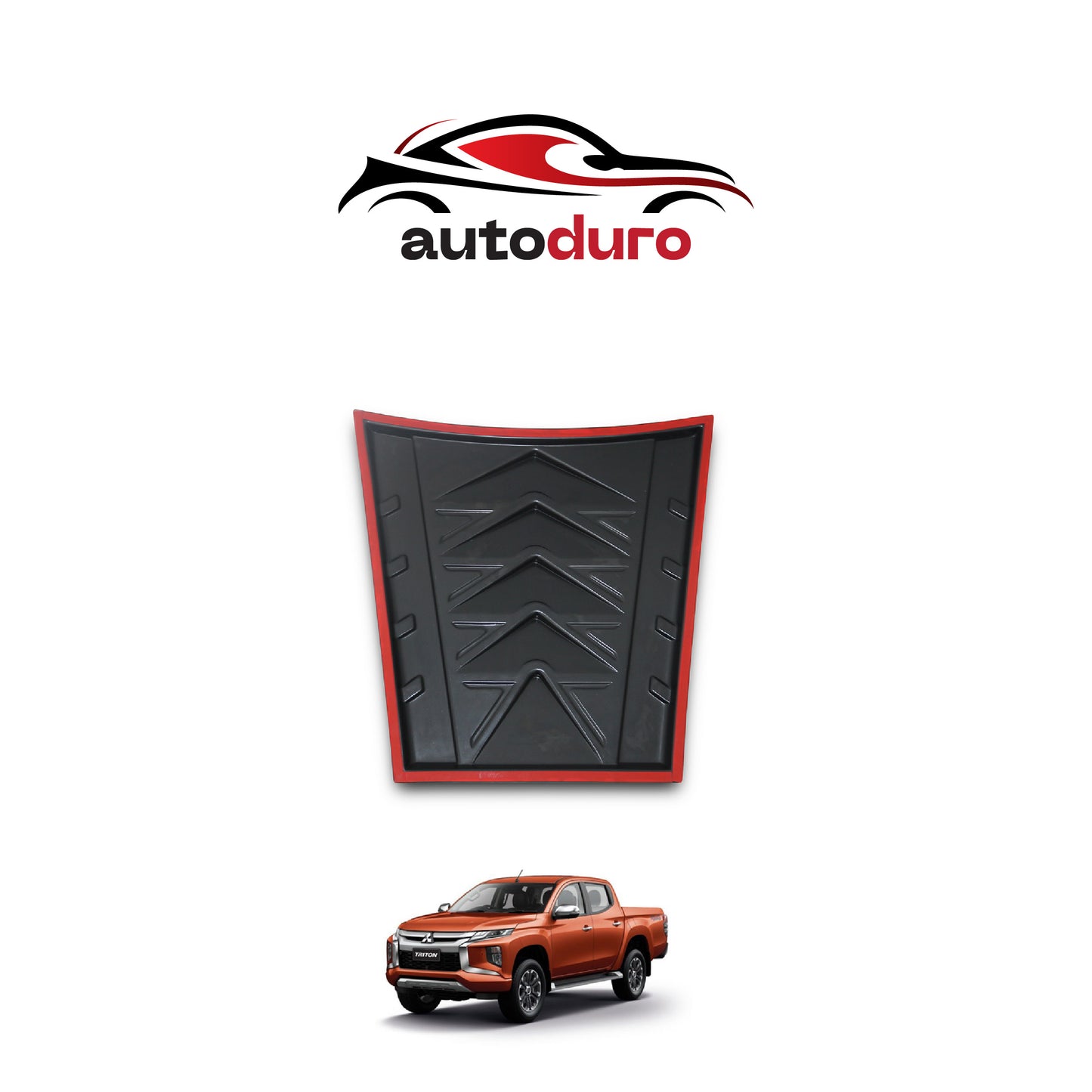 Autoduro Mitsubishi L200 2019 Onwards Bonnet Scoop - 38570419-010409-20090402_5