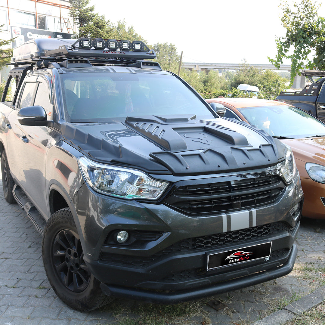 Autoduro Ssangyong Musso 2018 - 2021 Bonnet Scoop - 38730318-010409-20090402_16