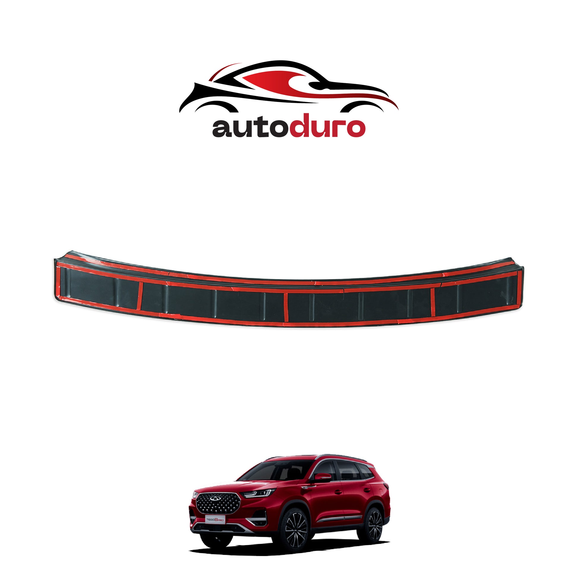 Autoduro Chery Tiggo 8 Pro 2023 Onwards Rear Bumper Sill Protector Matt - 39170123-010500-20010402_15