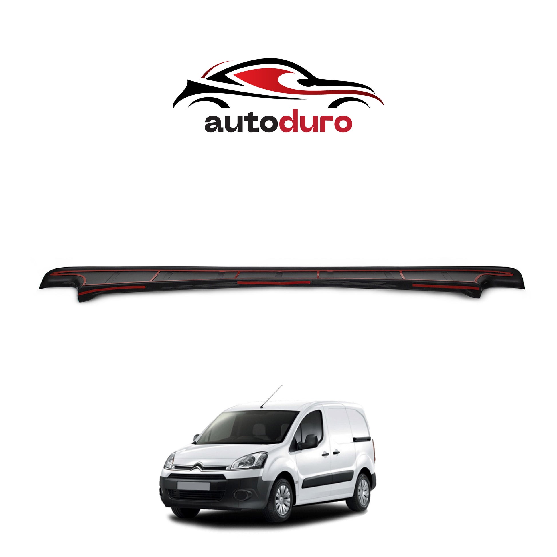 Autoduro Citroen Berlingo 2009 - 2018 Rear Bumper Sill Protector Matt - 39200109-010500-20010402_2