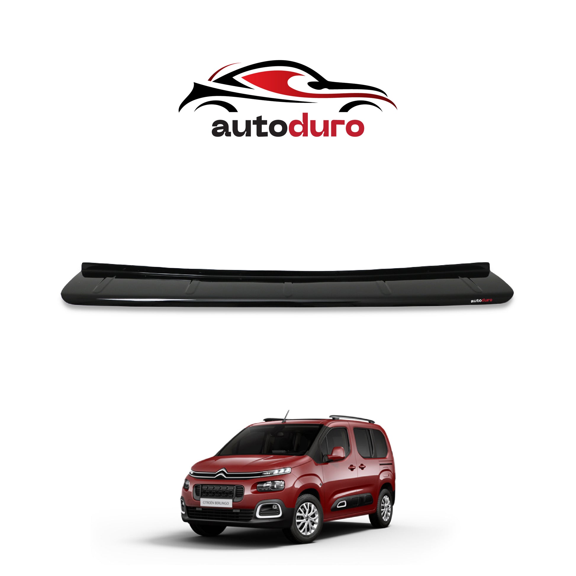 Autoduro Citroen Berlingo 2019 Onwards Rear Bumper Sill Protector Gloss - 39200119-010500-20010101_1